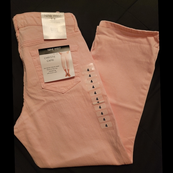 NWT Nine West Chrystie Denim Capri - Picture 4 of 5
